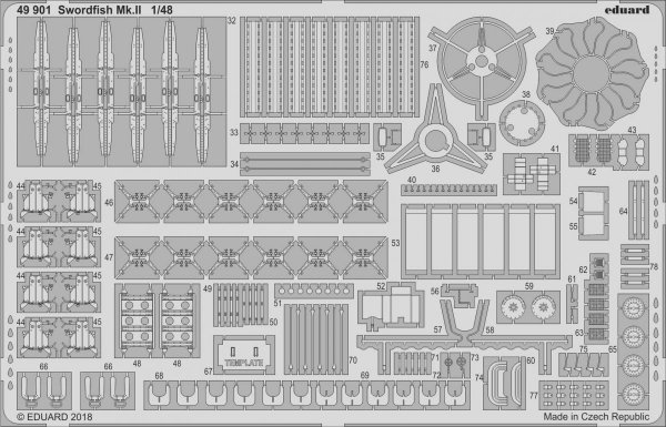 Eduard 49901 Swordfish Mk. II TAMIYA 1/48