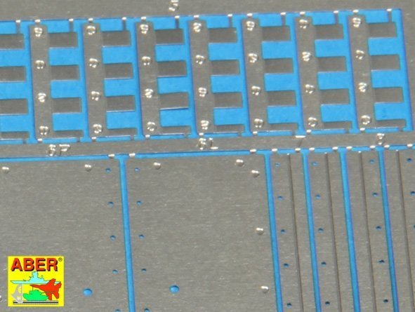 Aber 16051 Rear fenders for Tiger I, Ausf.E – (Late version) (1:16)