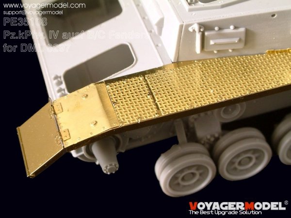 Voyager Model PE35108 Pz.kPfw. IV Ausf B/C Fenders (For DRAGON 6297) 1/35