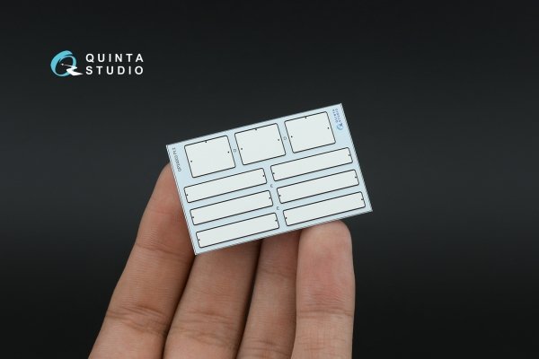 Quinta Studio QP24003 Typesetting USSR license plates ~1980-1994 (State Standart 3207-77) (All kits) 1/24