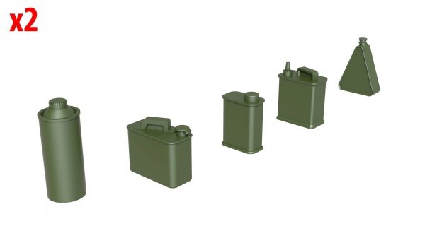 MiniArt 35595 OIL &amp; PETROL CANS 1930-40s (1/35)