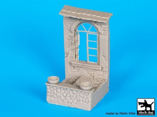 Black Dog D35067 House window base 1/35
