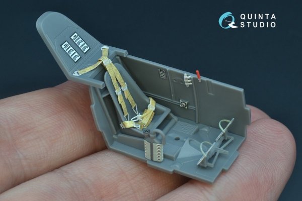 Quinta Studio QD48176 Bf 109E-1 3D-Printed &amp; coloured Interior on decal paper (for Wingsy kits kit) 1/48