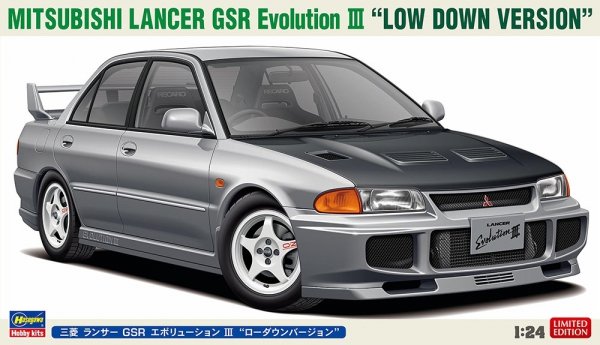 Hasegawa 20782 Mitsubishi Lancer GSR Evolution III "Low Down Version" 1/24