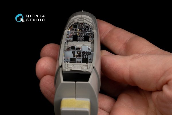 Quinta Studio QD48213 F-15B 3D-Printed &amp; coloured Interior on decal paper (GWH) 1/48