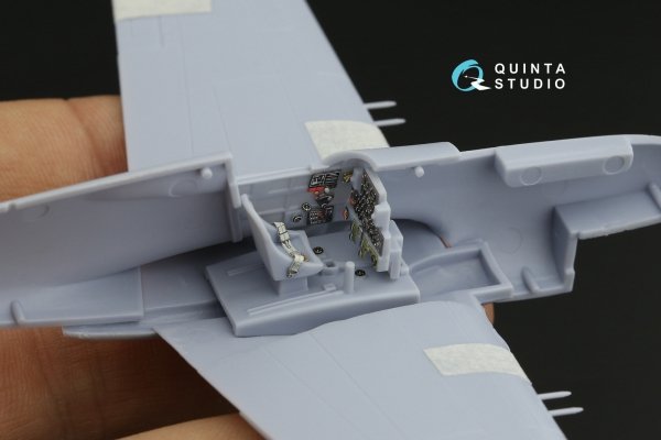 Quinta Studio QD72133 P-40B 3D-Printed coloured Interior on decal paper (Airfix) 1/72