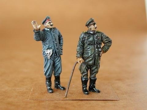 CMK F48026 German Pilot+Mechanic WW I (2 figures) 1/48