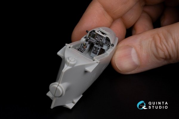 Quinta Studio QDS-48305 AV-8B Early 3D-Printed &amp; coloured Interior on decal paper (Hasegawa) (Small version) 1/48