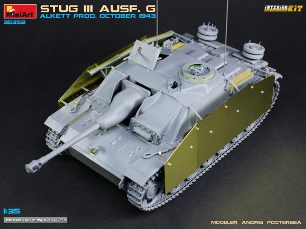 MiniArt 35352 STUG III AUSF. G ALKETT PROD. OCTOBER 1943 INTERIOR KIT 1/35