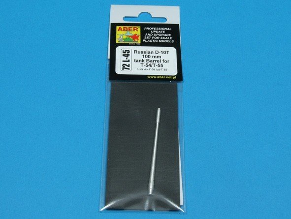 Aber 72L-45 Lufa 100 mm D-10T do T-54/55 / Russian 100 mm D-10T tank barrel for T-54/55 1/72