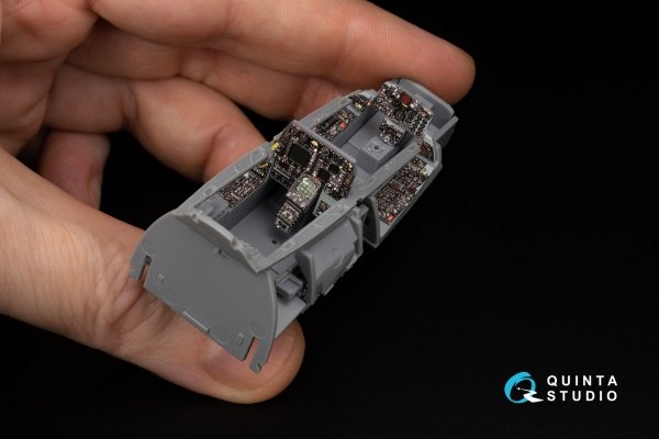 Quinta Studio QDS-48448 F-4G early 3D-Printed &amp; coloured Interior on decal paper (Zoukei Mura SWS) (Small version) 1/48