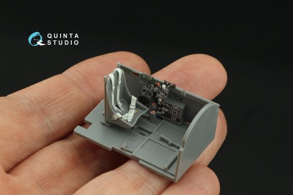 Quinta Studio QD48422 P-47M Thunderbolt 3D-Printed coloured Interior on decal paper (Tamiya) 1/48