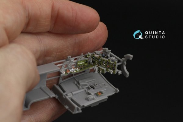 Quinta Studio QD48624 A6M5 Zero, Mitsubishi Prod. 3D-Printed &amp; coloured Interior on decal paper (Fine Molds) 1/48