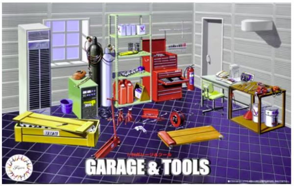 Fujimi 116358 Garage &amp; Tools Series Garage &amp; Tools 1/24