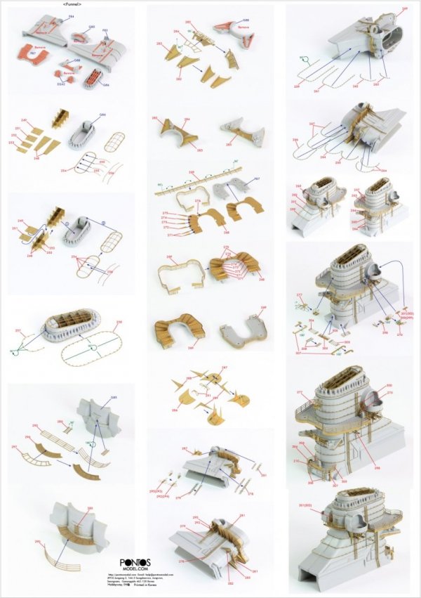 Pontos 35022F1 BISMARCK 1941 Detail Up Set (1:350)