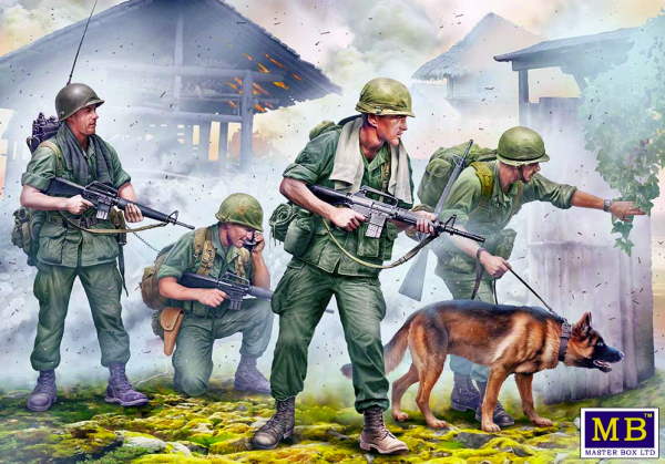 Master Box 35238 Dog Patrol Vietnam War Series 1/35