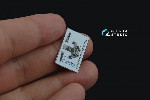 Quinta Studio QD72126 AV-8A early 3D-Printed coloured Interior on decal paper (Airfix) 1/72