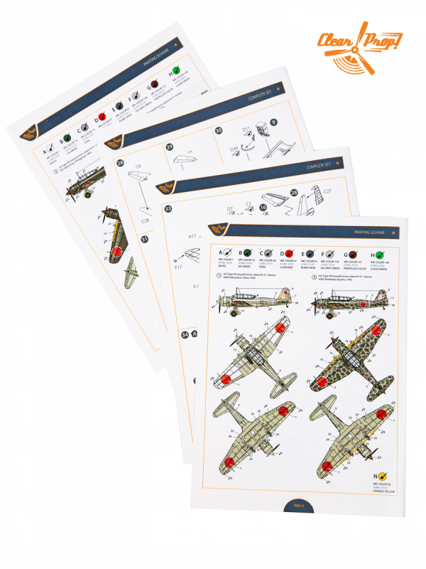 Clear Prop! CP72012 Ki-51 Sonia Reconnaissance ADVANCED KIT 1/72