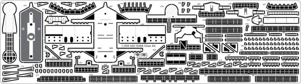 Pontos 35009F1 USS BB-63 Missouri 1991 Detail Up Set (1:350)