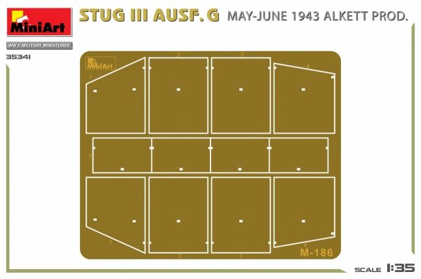MiniArt 35341 STUG III AUSF. G MAY-JUNE 1943 ALKETT PROD. 1/35