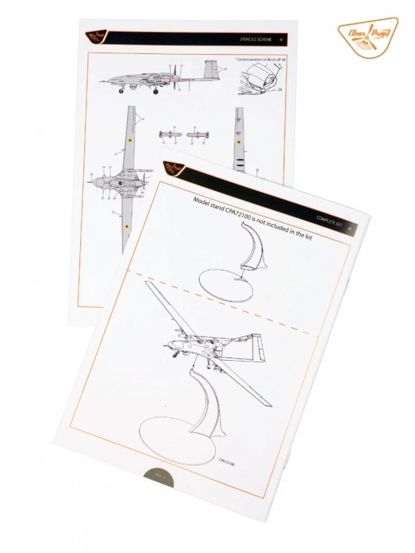 Clear Prop! CP4810 TB.2 UAV UKRAINIAN NAVY STARTER KIT 1/48