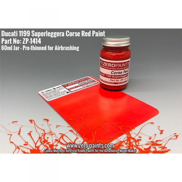 Zero Paints ZP-1414 Ducati 1199 Superleggera Corsa Red 60ml