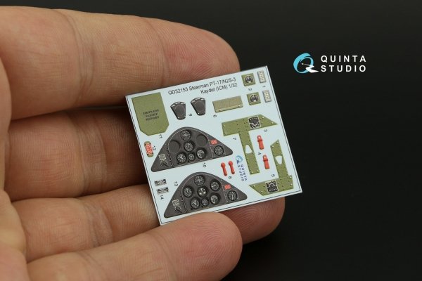 Quinta Studio QD32153 Pt-17/N2S-3 Kaydet 3D-Printed coloured Interior on decal paper (ICM) 1/32