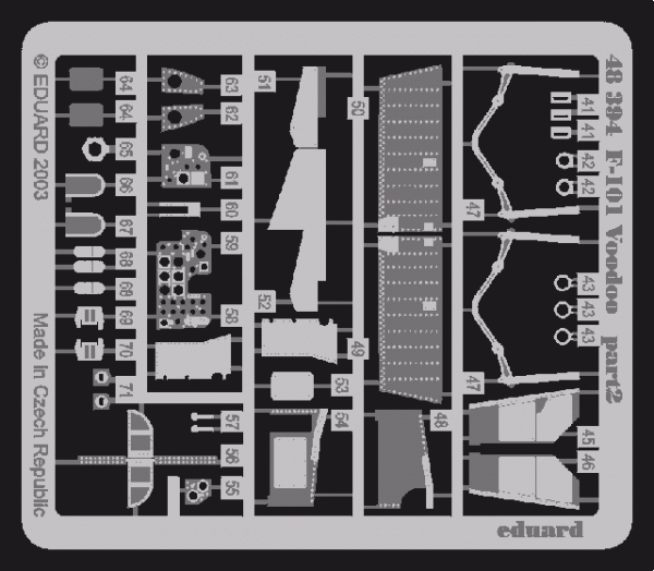 Eduard 48394 F-101 1/48  (MONOGRAM)