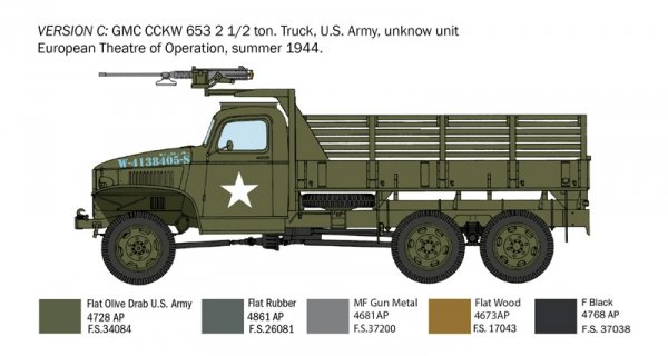 Italeri 6271 GMC 2 1/2 Ton. 6x6 Truck &quot;D-Day 80° Anniversary&quot; 1/35