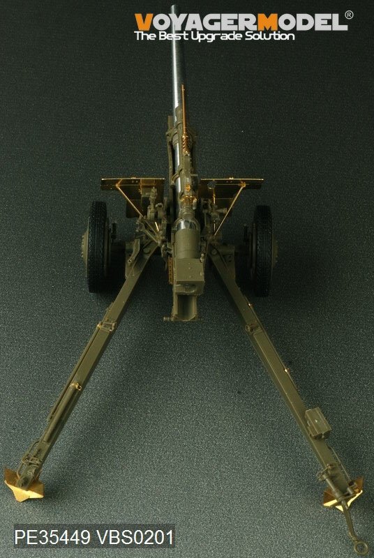 Voyager Model PE35449 WWII US 3inch M5 ATG/w M1 or 105mm Howitzer M2A1Carriage 2in1 For AFV CLUB 35S64 and 35160 1/35