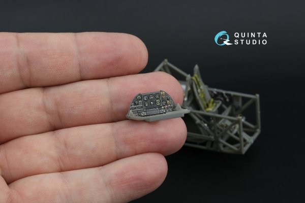 Quinta Studio QD+48582 Westland Lysander Mk.I 3D-Printed &amp; coloured Interior on decal paper (Airfix) (with 3D-printed resin parts) 1/48