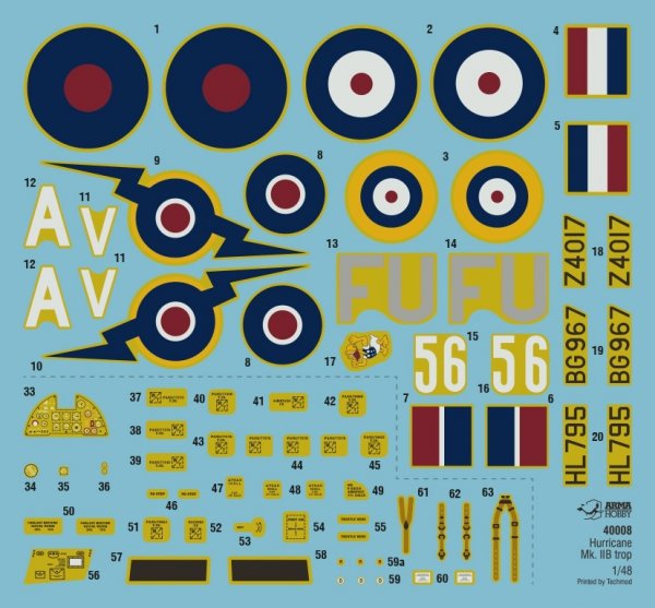 Arma Hobby 40008 Hurricane Mk IIb trop 1/48