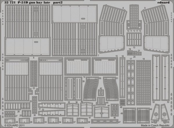 Eduard 32721 P-51D gun bay late 1/32 Tamiya