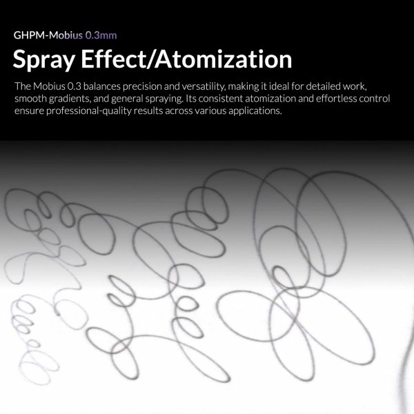 Gaahleri 40867 Premium Series GHPM-Mobius 0,3 mm Airbrush