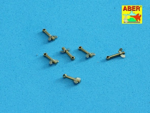 Aber 16111 Wing nuts PE nuts with turned bolt x 30 pcs. (1:16)