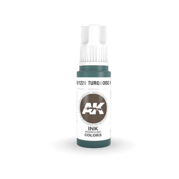AK Interactive AK11220 TURQUOISE – INK 17ml