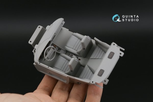 Quinta Studio QD24005 Porsche 911 Carrera 3.2 3D-Printed &amp; coloured Interior on decal paper (Revell) 1/24