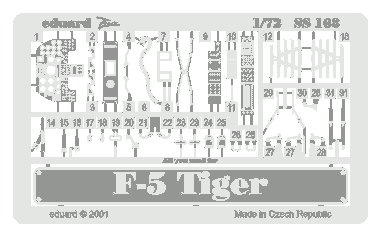 Eduard SS168 F-5E Tiger 1/72 ITALERI