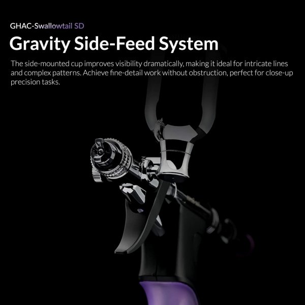 Gaahleri 43011 Ace Series GHAC-Swallowtail SD 0,28 &amp; 0,5 mm Airbrush