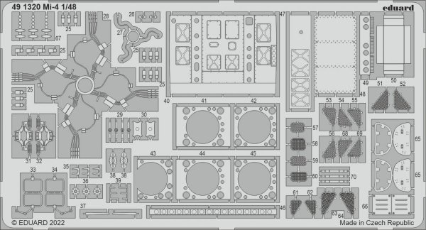 Eduard 491320 Mi-4 TRUMPETER 1/48