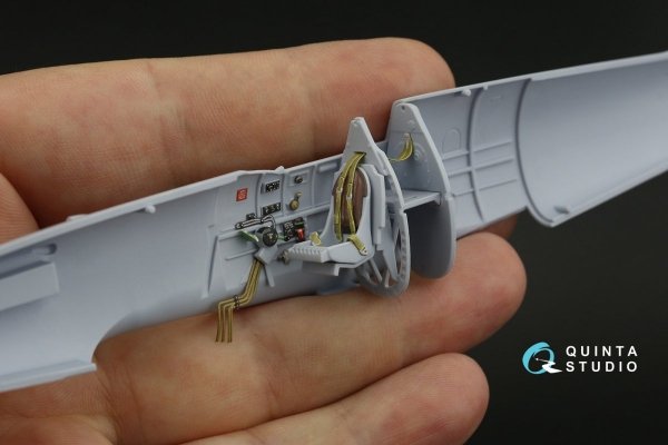 Quinta Studio QD48144 Spitfire PR.XIX 3D-Printed &amp; coloured Interior on decal paper (Airfix) 1/48
