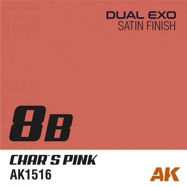 AK Interactive AK1550 DUAL EXO SET 8 – 8A TWINKLE PINK &amp; 8B CHAR’S PINK