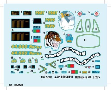 Hobby Boss 87205 A-7P Corsair II (1:72)