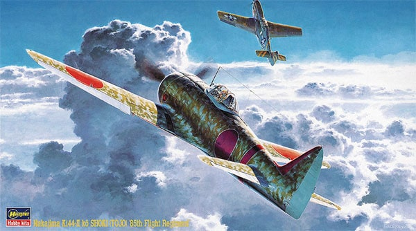 Hasegawa JT37 Nakajima Ki44-II ko Shoki (Tojo) 85th Flight Regiment 1/48
