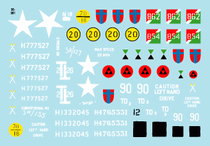 Star Decals 35-961 M19 Diamond Tank transporter #2 1/35