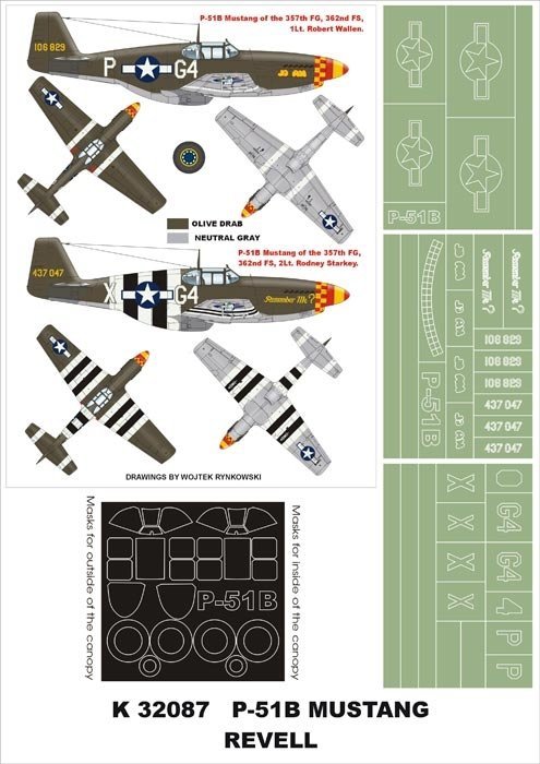 Montex K32087 P-51B Mustang 1/32