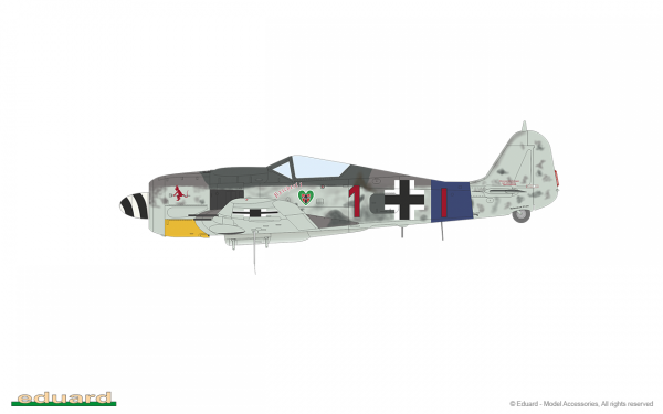Eduard 7463 Fw 190A-8 standard wings 1/72
