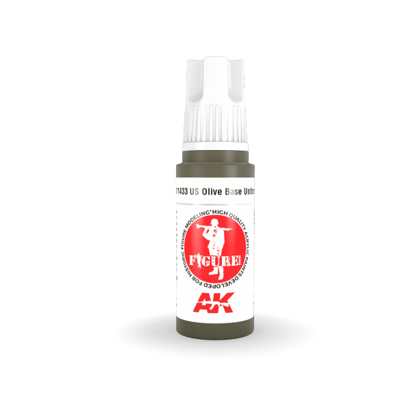 AK Interactive AK11433 US Olive Base Uniform 17ml