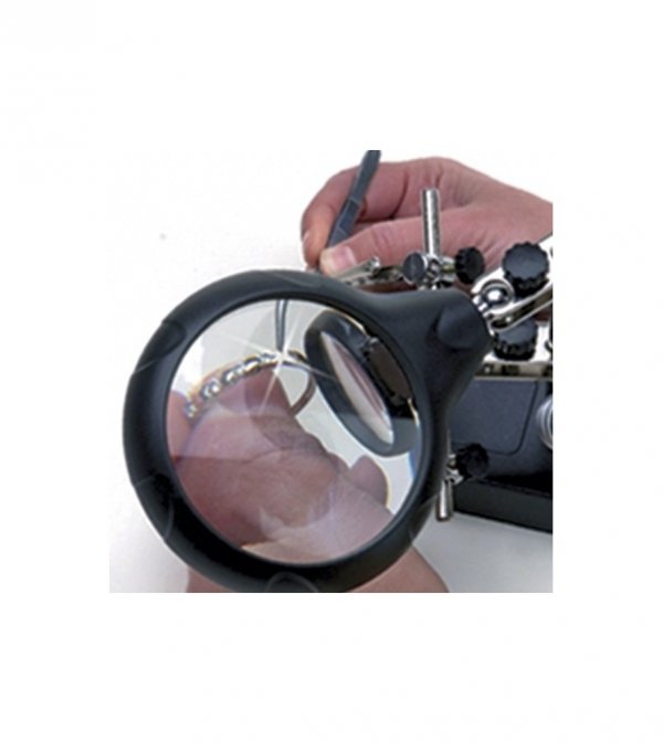 ARTESANIA LATINA 27022-3 Szkło powiększające z uchwytami i oświetleniem