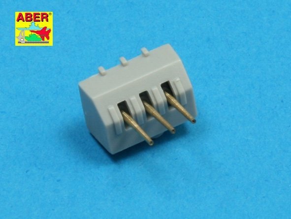 Aber 350L-33 Set of 16 pcs 102 mm type BL Mk.IX barrels for Royal Navy (1:350)